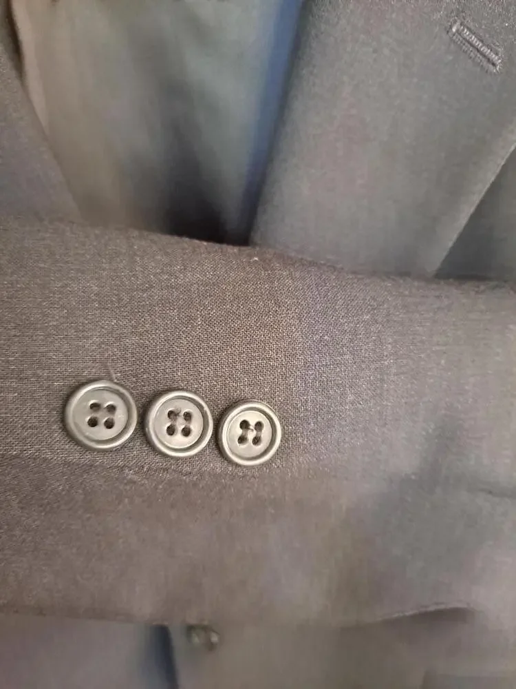 Brooks Brothers Gray‎ 2 Button Blazer Size 44R